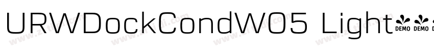 URWDockCondW05 Light字体转换 URWDockCondW05 Light字体转换